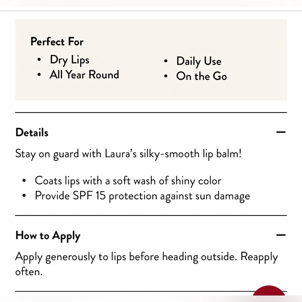 Laura Geller Shine & Shield Lip Balm in Golden Hour